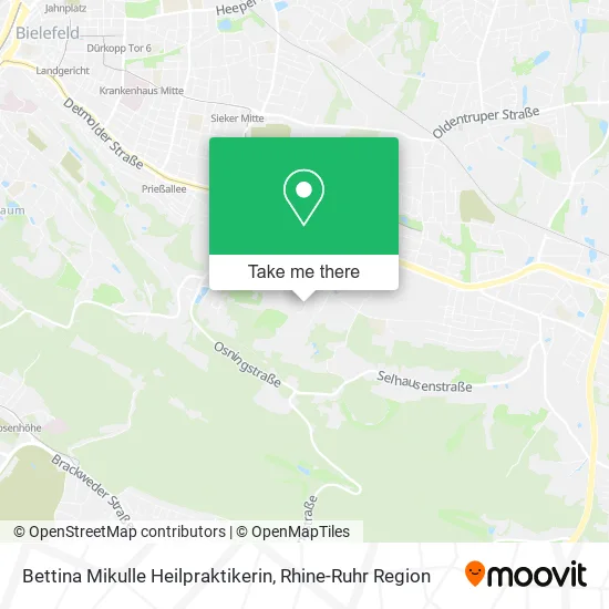 Карта Bettina Mikulle Heilpraktikerin
