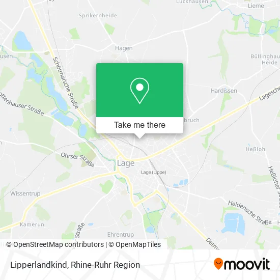 Карта Lipperlandkind