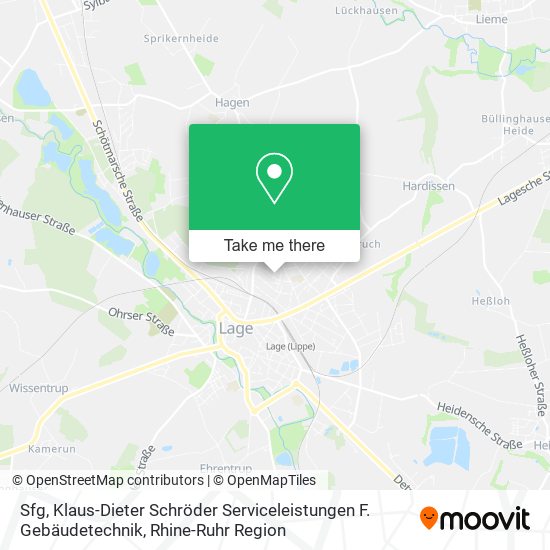 Sfg, Klaus-Dieter Schröder Serviceleistungen F. Gebäudetechnik map