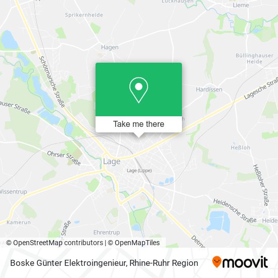 Boske Günter Elektroingenieur map
