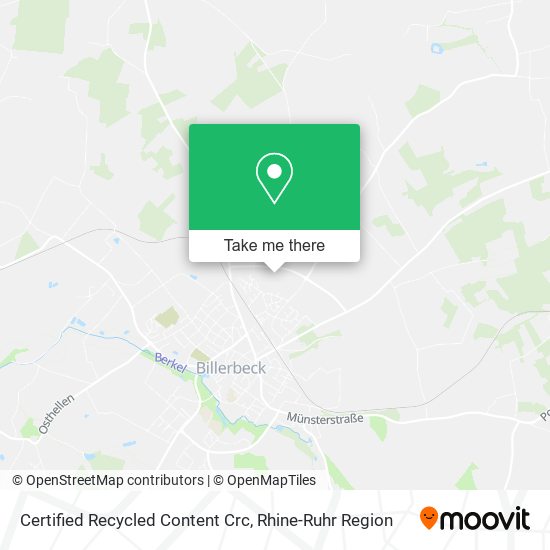 Certified Recycled Content Crc map