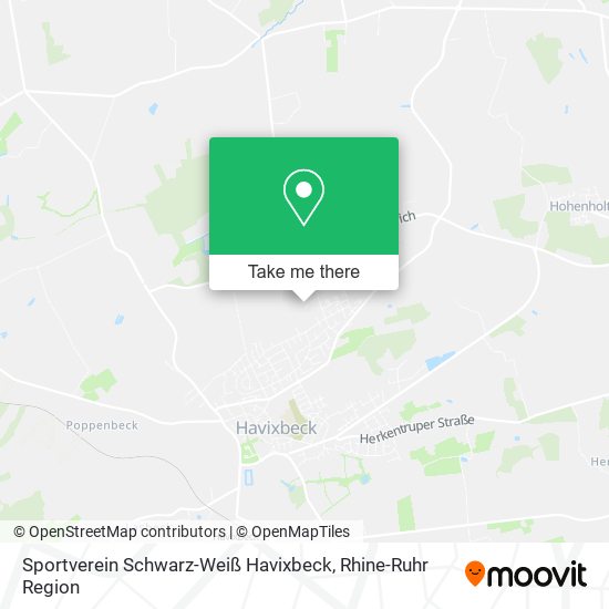 Sportverein Schwarz-Weiß Havixbeck map