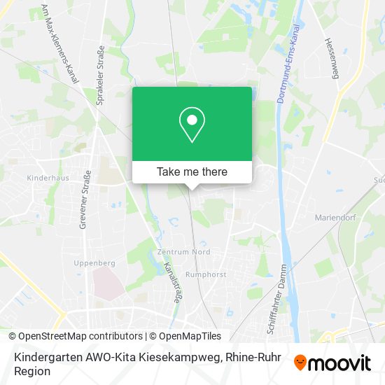 Карта Kindergarten AWO-Kita Kiesekampweg