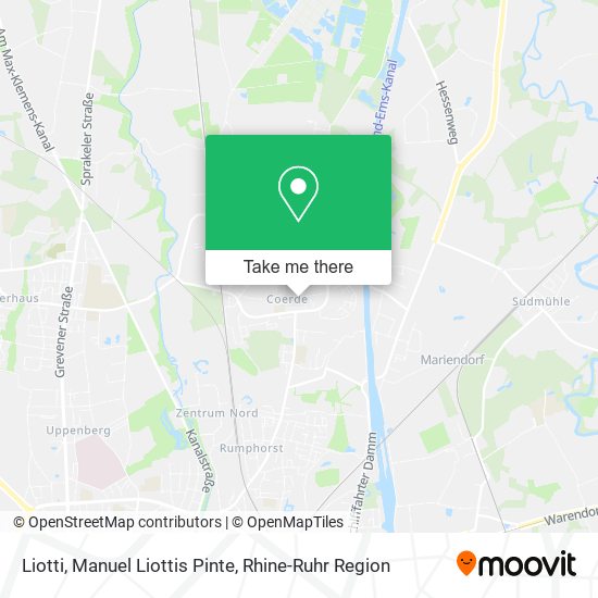 Liotti, Manuel Liottis Pinte map