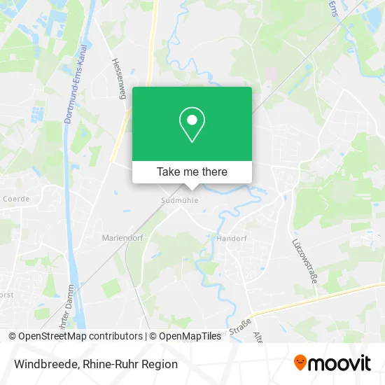 Карта Windbreede