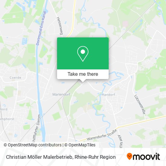 Christian Möller Malerbetrieb map