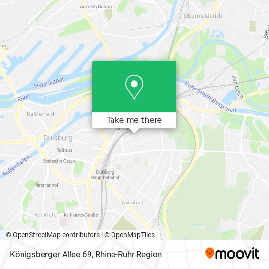 Königsberger Allee 69 map