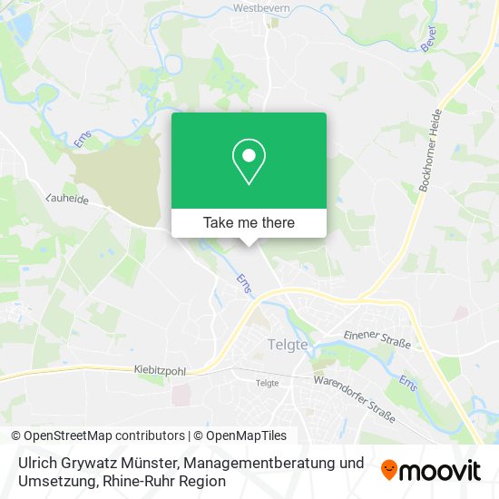 Ulrich Grywatz Münster, Managementberatung und Umsetzung map