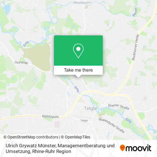 Карта Ulrich Grywatz Münster, Managementberatung und Umsetzung