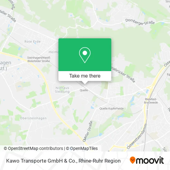 Kawo Transporte GmbH & Co. map