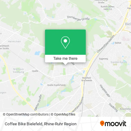 Карта Coffee Bike Bielefeld