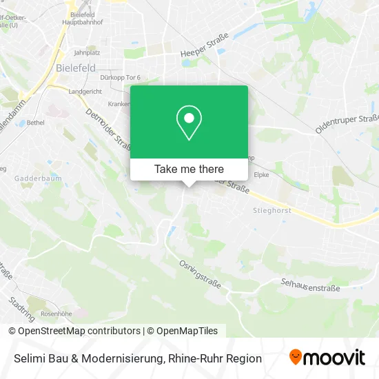 Карта Selimi Bau & Modernisierung