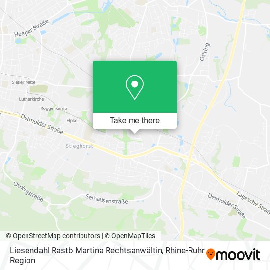 Liesendahl Rastb Martina Rechtsanwältin map