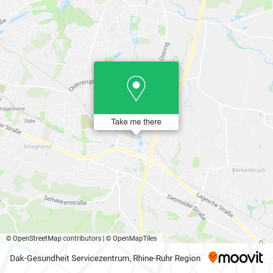 Dak-Gesundheit Servicezentrum map