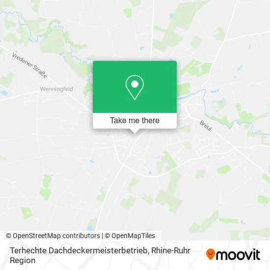Карта Terhechte Dachdeckermeisterbetrieb