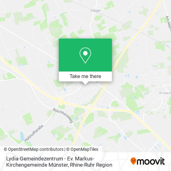 Lydia-Gemeindezentrum - Ev. Markus-Kirchengemeinde Münster map