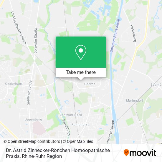 Dr. Astrid Zinnecker-Rönchen Homöopathische Praxis map