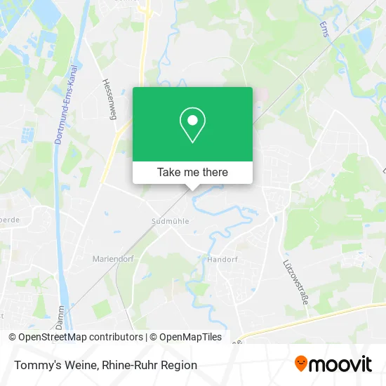 Карта Tommy's Weine