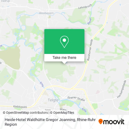 Heide-Hotel Waldhütte Gregor Joanning map