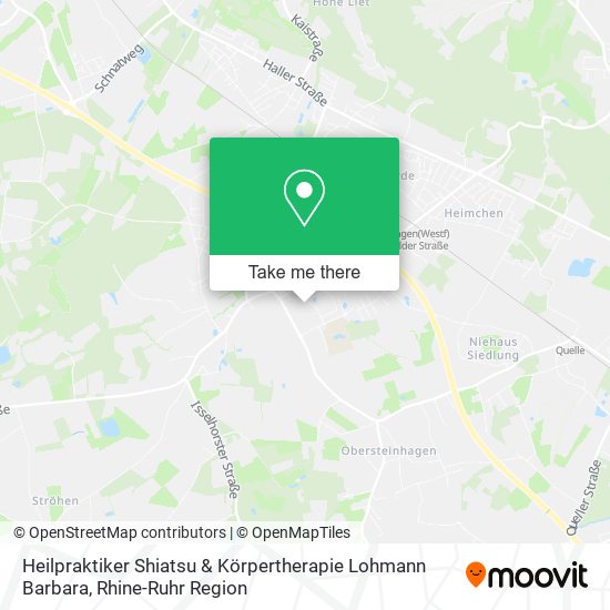 Heilpraktiker Shiatsu & Körpertherapie Lohmann Barbara map