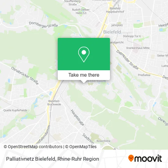 Карта Palliativnetz Bielefeld