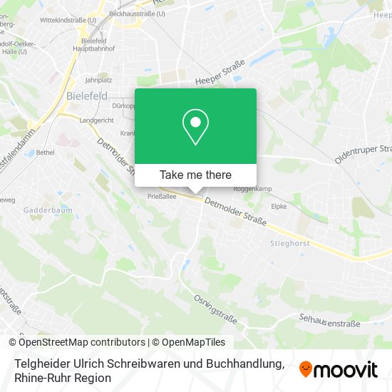 Telgheider Ulrich Schreibwaren und Buchhandlung map