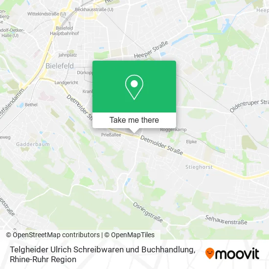 Карта Telgheider Ulrich Schreibwaren und Buchhandlung