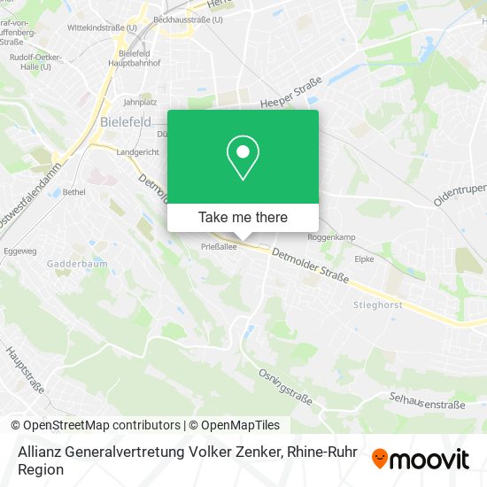 Allianz Generalvertretung Volker Zenker map