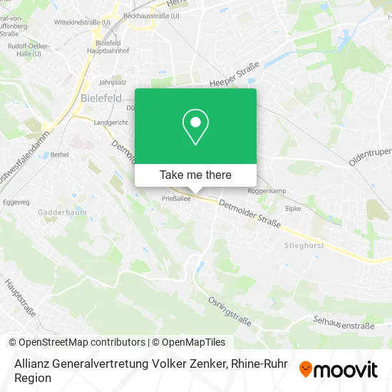 Карта Allianz Generalvertretung Volker Zenker
