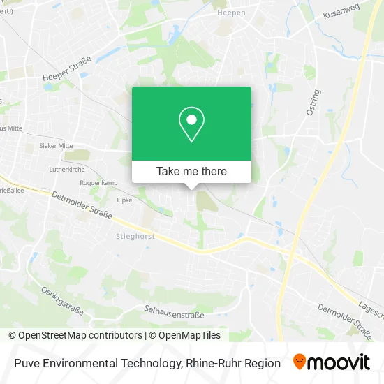 Карта Puve Environmental Technology