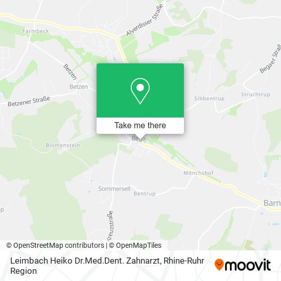 Leimbach Heiko Dr.Med.Dent. Zahnarzt map