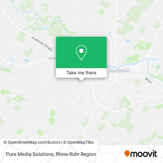 Pure Media Solutions map