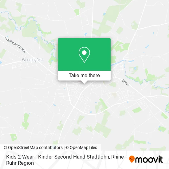 Kids 2 Wear - Kinder Second Hand Stadtlohn map