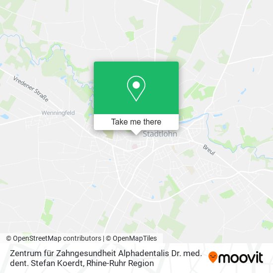 Zentrum für Zahngesundheit Alphadentalis Dr. med. dent. Stefan Koerdt map