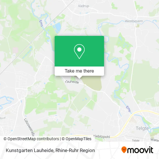 Kunstgarten Lauheide map