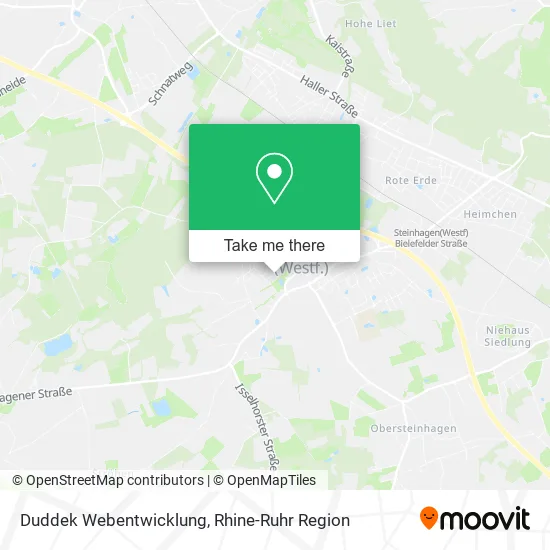 Карта Duddek Webentwicklung