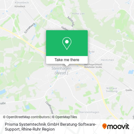 Prisma Systemtechnik GmbH Beratung-Software-Support map