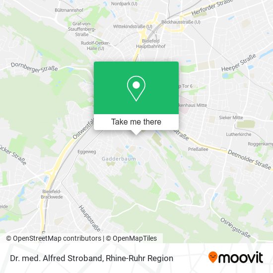 Dr. med. Alfred Stroband map