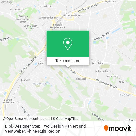 Dipl.-Designer Step Two Design Kahlert und Vestweber map