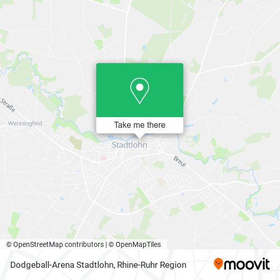 Dodgeball-Arena Stadtlohn map