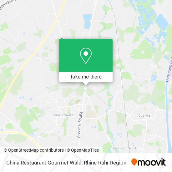 China Restaurant Gourmet Wald map