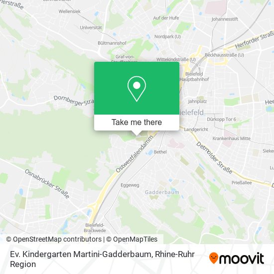 Ev. Kindergarten Martini-Gadderbaum map