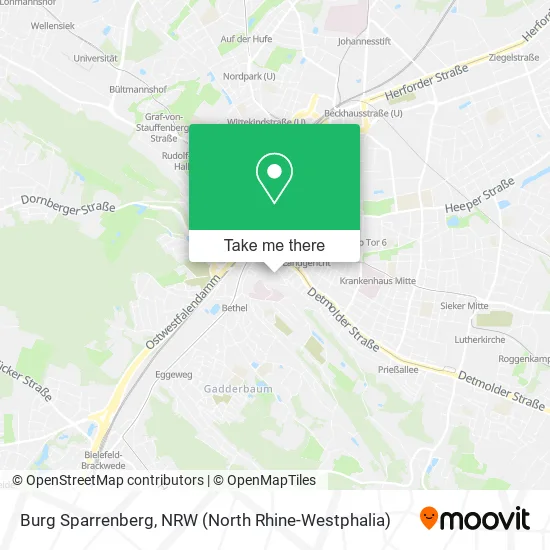 Карта Burg Sparrenberg