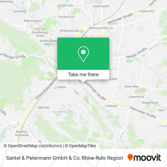 Santel & Petermann GmbH & Co map
