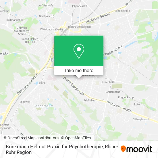 Карта Brinkmann Helmut Praxis für Psychotherapie