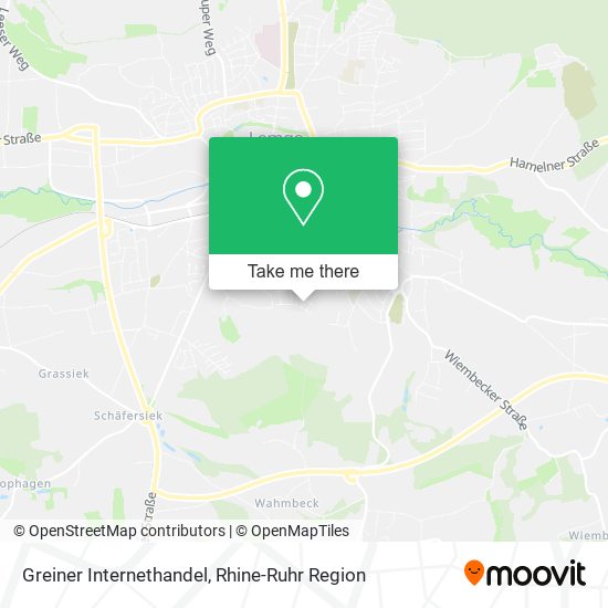 Greiner Internethandel map