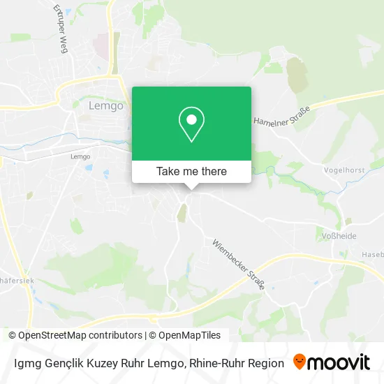 Карта Igmg Gençlik Kuzey Ruhr Lemgo