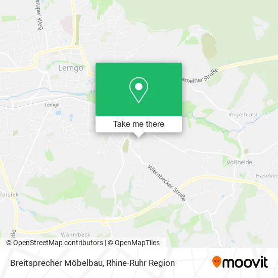 Карта Breitsprecher Möbelbau