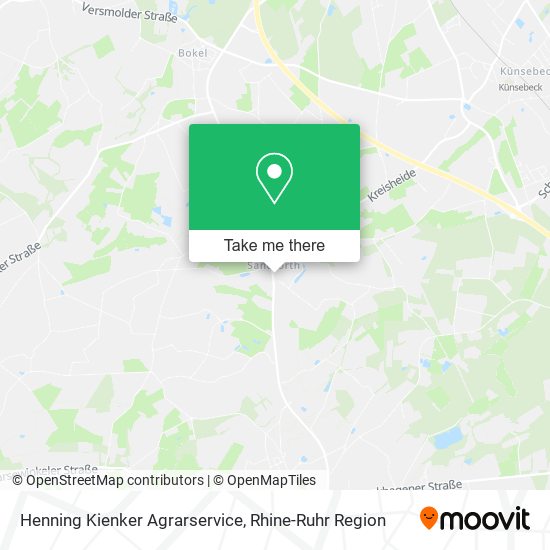 Henning Kienker Agrarservice map