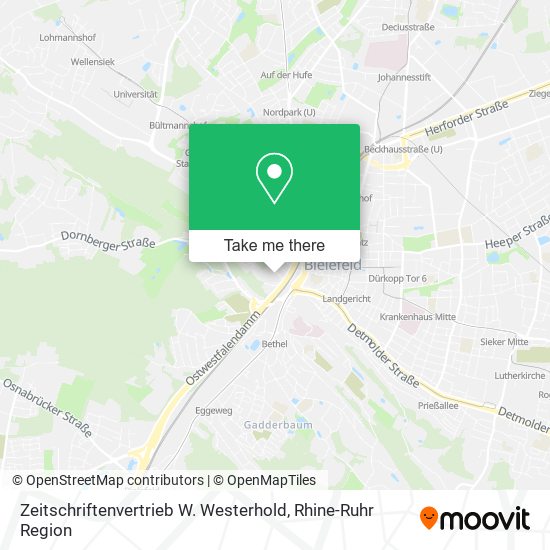 Zeitschriftenvertrieb W. Westerhold map